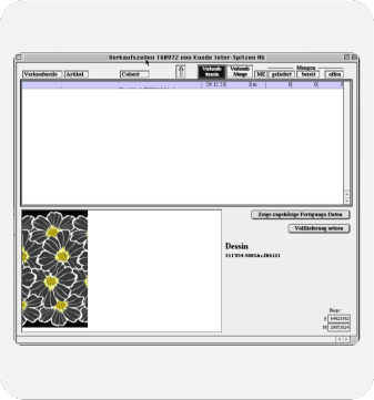 Interspitzen order application screenshot
