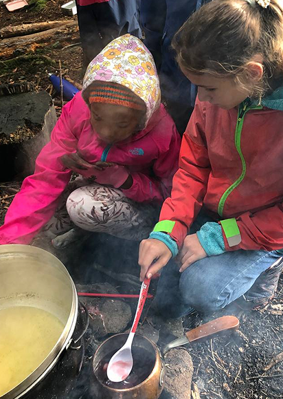 Schüler mit Lernprojekt