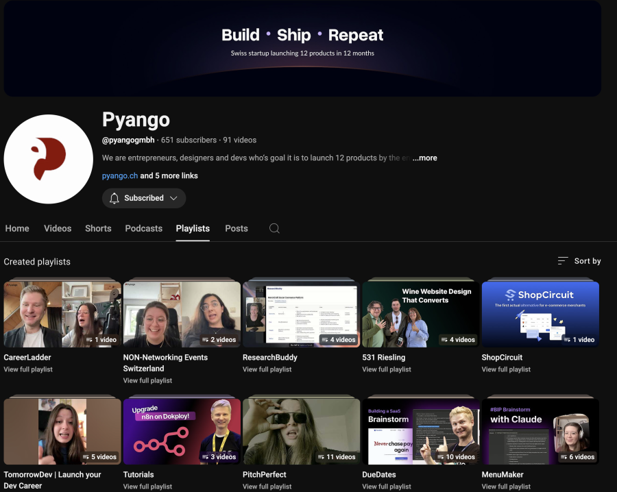 What launching 9 build in public projects this year has taught us