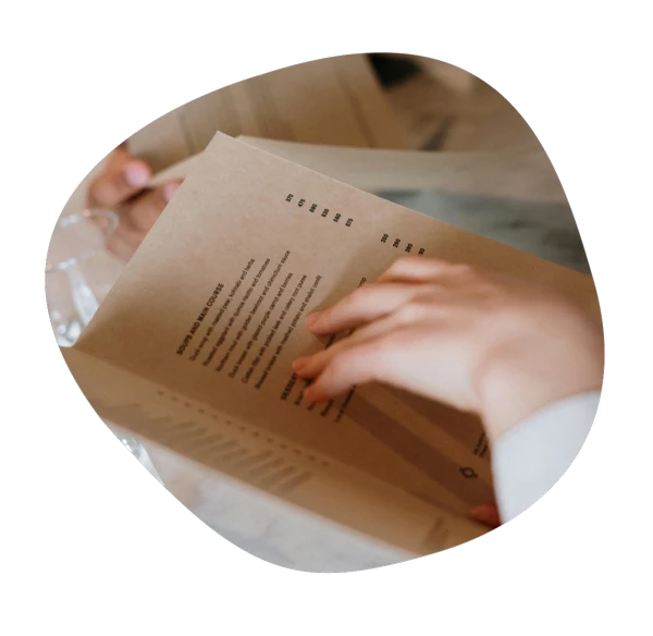 Download your menu for printing