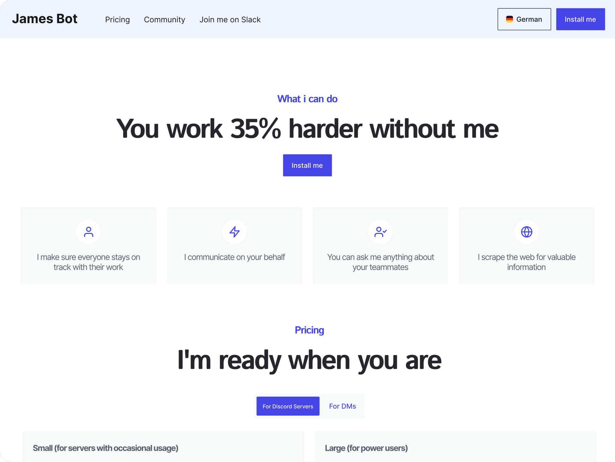 After: premium redesign